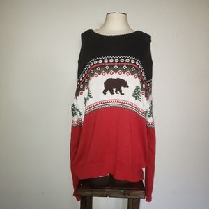 St. JOHN'S BAY Big&Tall Ugly Christmas Sweater XXL